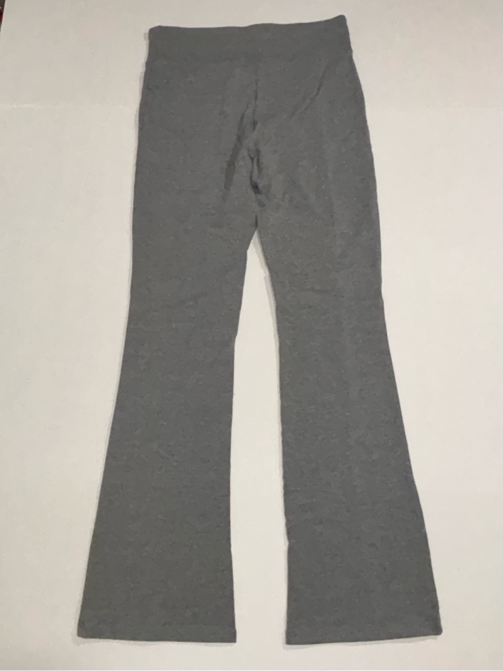 The Children's Place Girls Flare Leggings Gray Solid Cotton Blend XXL 16